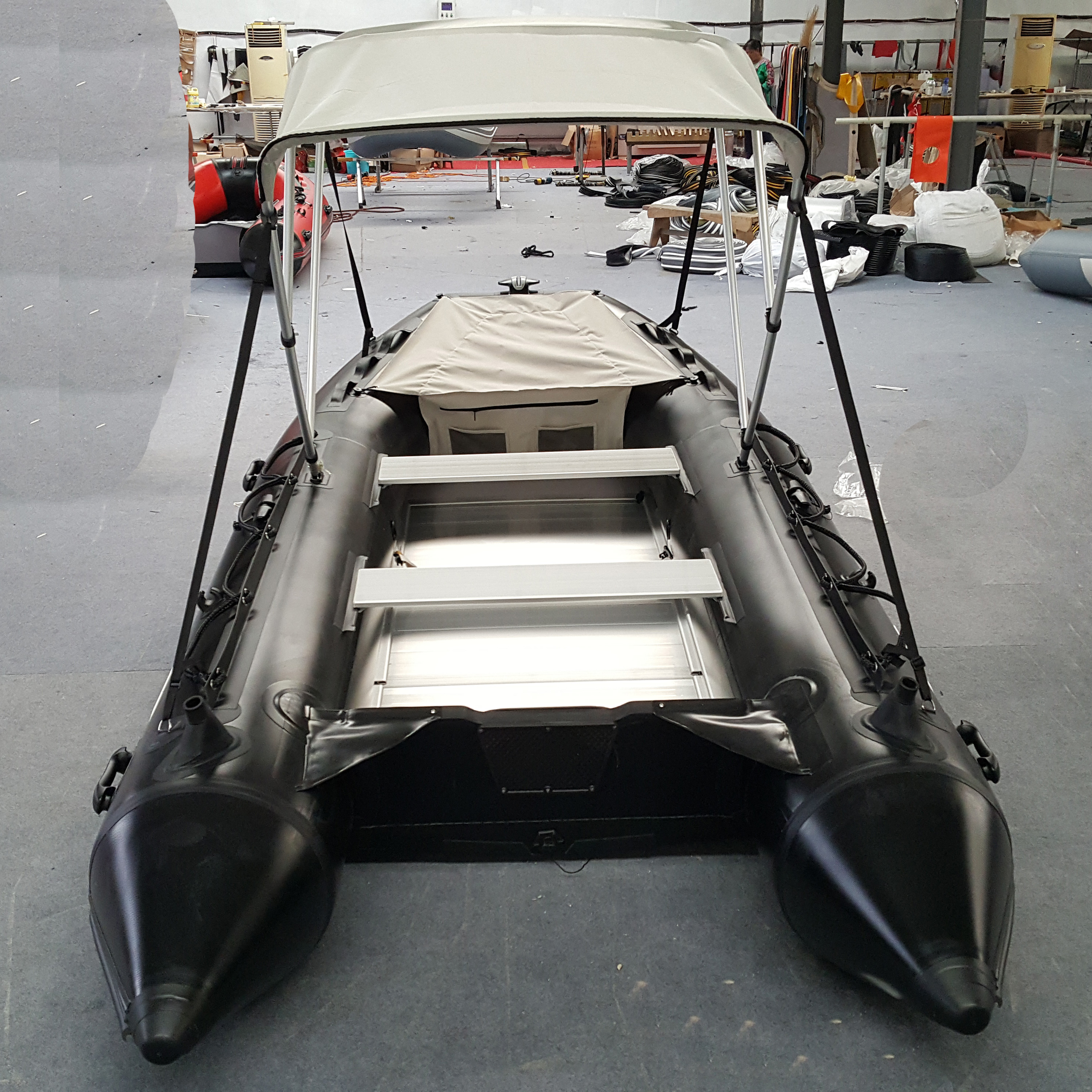 Hot sale mini aluminum hull inflatable boat